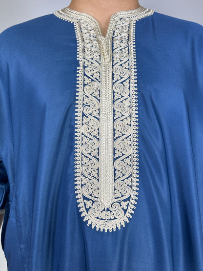 Gandoura Tétouan - Blue - Sensaya for men