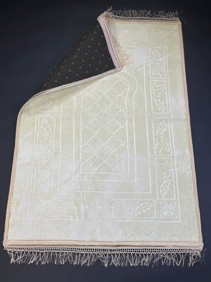 Luxury cream prayer mat